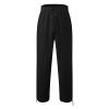 Mens Fleece Sweatpants Heavyweight Baggy Elastic Waist Joggers Pants with Pockets Wide Leg Trousers Sweat Pants view 2