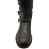 JUNQIAKO Medieval Male Renaissance Pull On Mid Calf Gothic Boots Adult Pirate Boot Halloween Costume Accessory view 2
