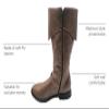 JUNQIAKO Medieval Male Renaissance Pull On Mid Calf Gothic Boots Adult Pirate Boot Halloween Costume Accessory view 2
