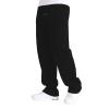 Mens Fleece Sweatpants Heavyweight Baggy Elastic Waist Joggers Pants with Pockets Wide Leg Trousers Sweat Pants view 3