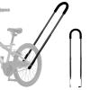 Makamsui Children Cycling Bike Safety Trainer Handle Balance Push Bar, Premium Push Stick for Enhanced Balance, Stability, Comfort and Control, Non-slip Sponge Wrapped Black view 1