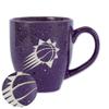 Rico Industries NBA Basketball Phoenix Suns Primary 16 oz Team Color Laser Engraved Speckled Ceramic Coffee Mug view 1