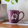Rico Industries NBA Basketball Phoenix Suns Primary 16 oz Team Color Laser Engraved Speckled Ceramic Coffee Mug view 2