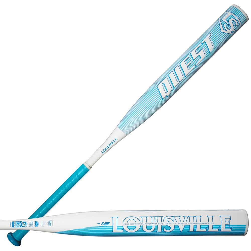 Louisville Slugger 2025 Quest (-12) Fastpitch Softball Bat - 30"/18 oz