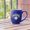 Rico Industries NBA Basketball New York Knicks Primary 16 oz Team Color Laser Engraved Speckled Ceramic Coffee Mug view 3