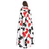 Chess Pattern Cape Cloak Adults Hooded Cloak For Women Men Halloween Costumes Christmas Cosplay view 4