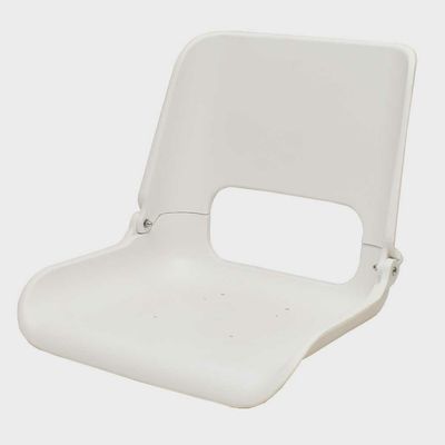 Wise Boat Fold-Down Seat 8WD136LS-710 | White High Back Clam Shell