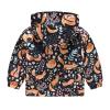 Toddler Boys Girls Casual Jackets Printing Cartoon Hooded Outerwear Zipper Coats Long Sleeve (Orange, 12-18 Months) view 2