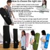 Baestappy Cotton yoga mat bag with Pockets and Adjustable Strap - Full Zip Cargo Yoga Mat Carrier Bag - Bag for 1/4" 1/3" Thick Yoga Mat view 4