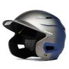 Boombah DEFCON Metallic Fade Batting Helmet Sleek Profile NOSCAE Charcoal/Metallic Royal Blue - Size Junior 6 1/4" - 7"