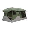 Gazelle Tents, T4 Tandem Hub Tent, Easy 90 Second Set-Up, Waterproof, UV Resistant, Convertible Screen Room, Removable Floor, 4-8 Person, Alpine Green, 78" x 94" x 165", GT450GR view 2