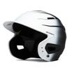 Boombah DEFCON Metallic Fade Batting Helmet Sleek Profile NOSCAE White/Metallic Black - Size Senior 7" - 7 3/4"