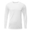 A4 Men's Sublimation Polyester Long Sleeve Tee, White, X-Large, 2 Pack view 1