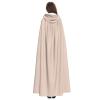DRTGEDS Soft Colors Eiffel Tower Unisex Adult Halloween Cloak With Hood Long Witch Costume Cosplay Capes Magician Cloak view 4