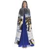 DRTGEDS Happy Penguins Unisex Adult Halloween Cloak With Hood Long Witch Costume Cosplay Capes Magician Cloak view 2
