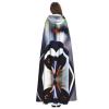 DRTGEDS Cute Penguin Head Unisex Adult Halloween Cloak With Hood Long Witch Costume Cosplay Capes Magician Cloak view 4