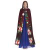DRTGEDS Merry Christmas Santa Claus Gift Unisex Adult Halloween Cloak With Hood Long Witch Costume Cosplay Capes Magician Cloak view 2