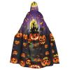 DRTGEDS Happy-Halloween-Day-Trick-Or-Treat Unisex Adult Halloween Cloak With Hood Long Witch Costume Cosplay Capes Magician Cloak view 1
