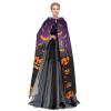 DRTGEDS Happy-Halloween-Day-Trick-Or-Treat Unisex Adult Halloween Cloak With Hood Long Witch Costume Cosplay Capes Magician Cloak view 3
