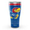 Tervis Traveler Kansas Jayhawks - MVP Triple Insulated Tumbler Travel Cup Keeps Drinks Cold & Hot, 30oz, Stainless Steel view 1
