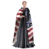 DRTGEDS Firefighter American Flag Unisex Adult Halloween Cloak With Hood Long Witch Costume Cosplay Capes Magician Cloak view 3