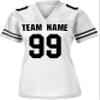 Custom Replica Football Jerseys for Women Personalized Team Name & Number Football Jerseys 2 Sided (White-3XL) view 4