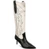 INC Womens Hayleigh Faux Leather Knee-High Boots Black 7.5 Medium (B,M) view 1