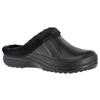 Fox Valley Traders Womens Fleece Lined Clogs for Indoor and Outdoor Use, Black, Size 11 view 2
