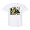 3T White Toddler I'm Ready to Crush Preschool Funny Excavator Toddler T-Shirt view 4