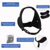 BLISSTAO Wrestling Headgear, BJJ Ear Guard, Soft, Low Profile, Reinforced Stitching, Non Scratch, Non Slip, Unltra-Soft Chin Pads, Protective Storage Washing Bag (Black) view 2