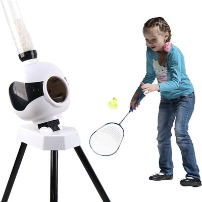 YMAOMAO Automatic Badminton Pitching Machine, Badminton Serve Robot Beginner Training Machine, Badminton Launcher Ball Training Device, 4-6s/Ball