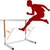 HDYZJQ Foldable Speed Hurdles for Agility Training, Adjustable Height Sports Practice Equipment/Track and Field Team Training Hurdles for Jumping/Racing/Obstacle Courses view 1
