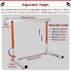 HDYZJQ Foldable Speed Hurdles for Agility Training, Adjustable Height Sports Practice Equipment/Track and Field Team Training Hurdles for Jumping/Racing/Obstacle Courses view 3