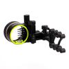 LWANO M2 Cpmpound Bow Sight - 5 Pin Archery Sight Short/Long Bar, Tool Less Windage & Elevation Adjustability, with 2X Magnification Sight Lens Kit (M2-Left Hand(with 2X Lens kit))