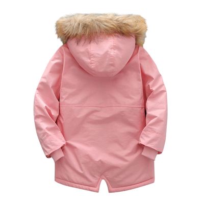 Aagomeyh Water Resistance Jacket Quilted Boy's Thick Lined Jacket Winter Winter Pu-ffer Girls Outerwear Kids (Pink, 5-6 Years)