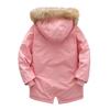 Aagomeyh Water Resistance Jacket Quilted Boy's Thick Lined Jacket Winter Winter Pu-ffer Girls Outerwear Kids (Pink, 5-6 Years) view 1