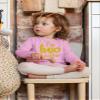 2nd Birthday Outfits for Toddler Girls im Two Cute Shirt Girl 2 Years Old Second Birthday (Gold Glitter on Pink - Long Sleeve, 2 Years) view 3