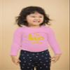 2nd Birthday Outfits for Toddler Girls im Two Cute Shirt Girl 2 Years Old Second Birthday (Gold Glitter on Pink - Long Sleeve, 2 Years) view 4