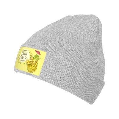 Delicious Pineapple Beanie Hat for Men Women Winter Warm Knit Hats Ski Hat Skull Cap Gray