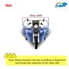 CHZDPP Adult Tricycle Cover with Wipers/Reflective Strips, Sanbengzi Awning for Rain Sun Snow Proof, Easy to Install Tricycle Rainproof Canopy for Outside Riding(Dark Blue,43.3inch/110cm Wide) view 2