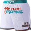 #33 Jackie Moon Mens Basketball Shorts Flint Tropics Tropics Semi Pro Movie Basketball Shorts S-3XL (US, Alpha, Large, Regular, Regular, 33 White) view 1