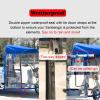 CHZDPP Electric Tricycle Protective Cover for Outside Riding & Storage Waterproof, Sanbengzi Rainproof Canopy with Reflective Strips, Easy Entry and Exit Tricycle Cover(Red,33.5inch/85cm Wide) view 4