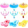 Mastom Princess Dress Up Shoes Set, Girls Role Play Dress Up Toys, Toddler Princess Dress up Shoes with Crowns kit Gift for Girls Aged 3 4 5 6 Years Old view 1