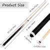 Dinikally Personalized Pool Cue Stick with Tip, Custom Name Engraved Billiard Cue, 2Piece Easy Assembly, Premium Wood Cue for Home & Pool Hall, Gift for Pool Players view 3