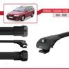 accessorypart Compatible with Renault Laguna (X56) 1996-200 ACE-1 Car Roof Rack Cross Bar Black Aluminium 2 Bars view 3
