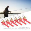 Grcfumo 40 Pcs Fishing Slider, Weight Sliding Sinkers with Metal Snaps, Outdoor Sinker Slide Slider for Catfishing (Red) view 2