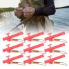 Grcfumo 40 Pcs Fishing Slider, Weight Sliding Sinkers with Metal Snaps, Outdoor Sinker Slide Slider for Catfishing (Red) view 4