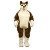Brown Husky Dog Mascot - Sales Suit Animal Mascot Costume Party Carnival Costumes With Fan Inside the Head view 1