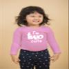 2nd Birthday Outfits for Toddler Girls im Two Cute Shirt Girl 2 Years Old Second Birthday (White on Pink - Long Sleeve, 3 Years) view 4