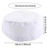 Sevenfly Unisex Chef Hats Adjustable Kitchen Cooking Caps with Breathable Mesh Top, White Polyester Monolayer view 3